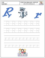 s harfi çizgi çalışması